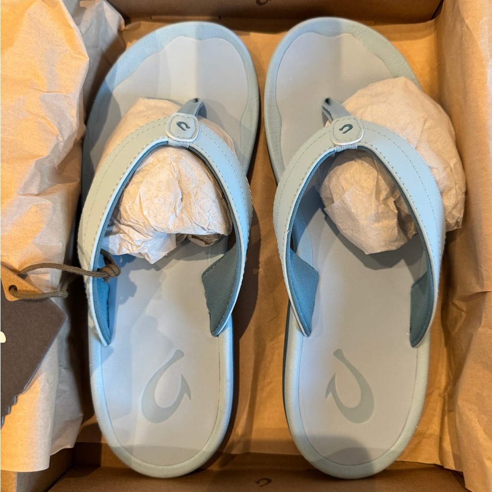 OluKai ‘Ohana Sandals – Misty Blue (Women’s 7)